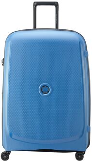 Delsey Belmont Plus MR Trolley L Expandable blue hardcase koffer Blauw - H 76 x B 52 x D 32 cm