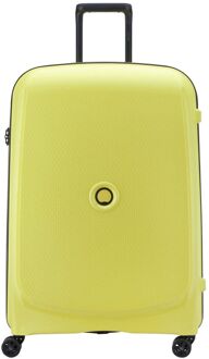 Delsey Belmont Plus MR Trolley L green chartreuse hardcase koffer Groen - H 76 x B 52 x D 32 cm