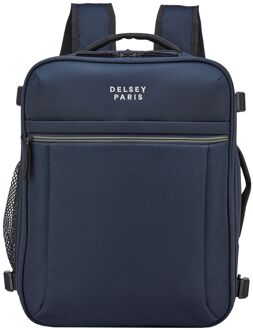 Delsey Brochant 3 Underseater Backpack navy blue weekendtas handbagage Blauw - H 30 x B 40 x D 20 cm
