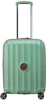 Delsey Carrousel 2.0 Cabin Trolley 55 green sage hardcase koffer Groen - H 55 x B 40 x D 20 cm