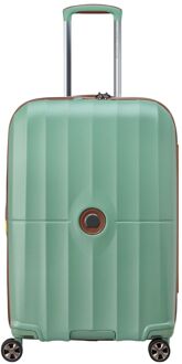 Delsey Carrousel 2.0 Spinner 67 Expandable green sage hardcase koffer Groen - H 68 x B 44 x D 28 cm