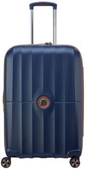 Delsey Carrousel 2.0 Spinner 67 Expandable navy hardcase koffer Blauw - H 68 x B 44 x D 28 cm