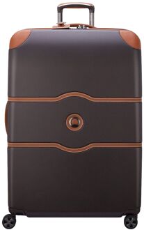 Delsey Chatelet Air 2.0 4 Wheel Large Trolley 82 brown hardcase koffer Bruin - H 82 x B 55 x D 34 cm