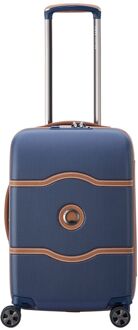 Delsey Chatelet Air 2.0 Cabin Trolley 55 navy blue hardcase koffer Blauw - H 55 x B 35 x D 25.5 cm