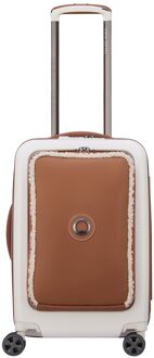 Delsey Chatelet Air 2.0 CarryOn S Expandable Trolley 55 Fleece angora Harde Koffer Wit - H 55 x B 35 x D 26