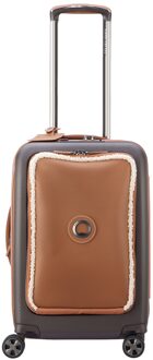 Delsey Chatelet Air 2.0 CarryOn S Expandable Trolley 55 Fleece brown Harde Koffer Bruin - H 55 x B 35 x D 26