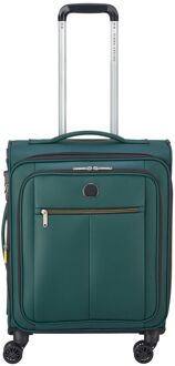 Delsey Dita Handbagage Spinner 55 cm - Uitbreidbaar 36/42 liter - 55x40x20/23 cm - groen