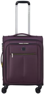 Delsey Dita Handbagage Spinner 55 cm - Uitbreidbaar 36/42 liter - 55x40x20/23 cm - paars