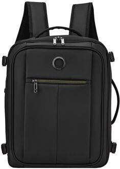 Delsey Dita Underseater Rugzak - 40x30x20 cm - zwart weekendtas handbagage - H 40 x B 30 x D 20 cm