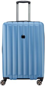 Delsey Longitude Spinner 69 Expandable blue hardcase koffer Blauw - H 69 x B 49 x D 29 cm