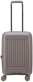 Delsey Lutece Handbagage Spinner 55 cm - Uitbreidbaar 34/37 liter - 55x35x23/25 cm - bruin hardcase koffer - H 55 x B 35 x D 23 cm