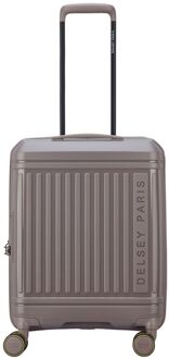 Delsey Lutece Handbagage Spinner 55 cm - Uitbreidbaar 34/39 liter - 55x40x20/23 cm - bruin hardcase koffer - H 55 x B 40 x D 20 cm