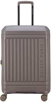 Delsey Lutece Spinner 69 cm - Uitbreidbaar 73/78 liter - 69x45x29/31 cm - bruin hardcase koffer - H 69 x B 45 x D 29 cm