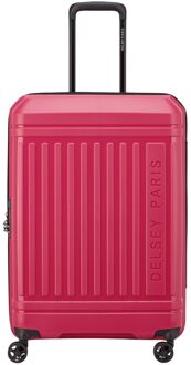 Delsey Lutece Spinner 69 Expandable magenta hardcase koffer lichtgewicht koffer Paars - H 68 x B 45 x D 29 cm