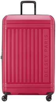 Delsey Lutece Spinner 81 Expandable magenta hardcase koffer lichtgewicht koffer Paars - H 79 x B 49 x D 32 cm