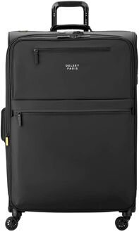 Delsey Maubert 2.0 Trolley 79 Expandable black zachte koffer Zwart - H 79 x B 50 x D 33/36 cm