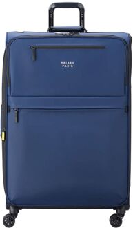 Delsey Maubert 2.0 Trolley 79 Expandable navy blue zachte koffer Blauw - H 79 x B 50 x D 33/36 cm
