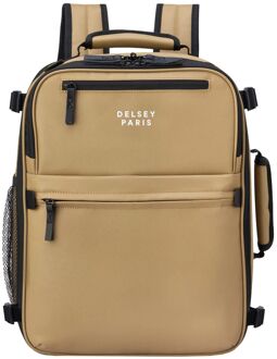 Delsey Maubert 2.0 Underseater Backpack beige weekendtas handbagage - H 40 x B 30 x D 20 cm