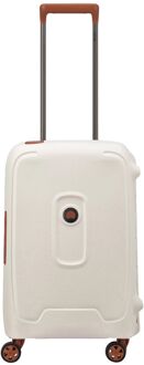 Delsey Moncey 4 Wheel Cabin Trolley 55/35 angora hardcase koffer lichtgewicht koffer Beige - H 55 x B 35 x D 25 cm