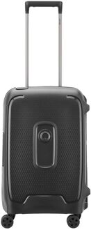 Delsey Moncey 4 Wheel Cabin Trolley 55/35 Black hardcase koffer lichtgewicht koffer Zwart - H 55 x B 35 x D 25 cm