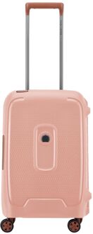 Delsey Moncey 4 Wheel Cabin Trolley 55/35 rose hardcase koffer lichtgewicht koffer Roze - H 55 x B 35 x D 25 cm