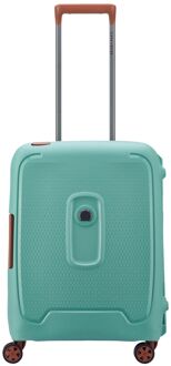 Delsey Moncey 4 Wheel Slim Cabin Trolley 55 almond hardcase koffer Beige - H 55 x B 40 x D 20 cm