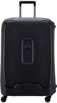Delsey Moncey 4 Wheel Trolley 76 black hardcase koffer Zwart - H 76 x B 52 x D 30 cm