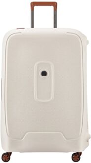 Delsey Moncey 4 Wheel Trolley 76 cm angora white hardcase koffer Beige - H 76 x B 52 x D 30 cm