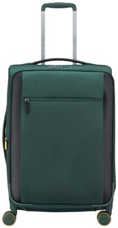 Delsey Montmartre 3 Spinner 68 Expandable pine zachte koffer lichtgewicht koffer Groen - H 66 x B 44 x D 30 cm