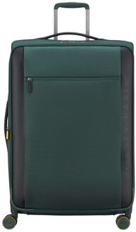 Delsey Montmartre 3 Spinner 78 Expandable pine zachte koffer lichtgewicht koffer Groen - H 76 x B 50 x D 32 cm
