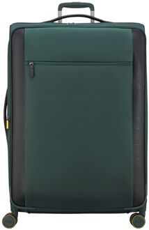 Delsey Montmartre 3 Spinner 83 Expandable pine zachte koffer lichtgewicht koffer Groen - H 83 x B 52 x D 33 cm