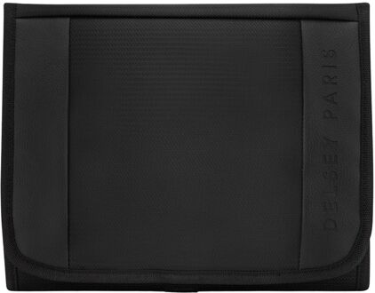 Delsey Montmartre 3 Toiletry Bag black toilettas Zwart - H 22 x B 26.5 x D 4 cm