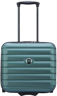 Delsey Shadow 5.0 Boardcase / Underseater Expandable green hardcase koffer lichtgewicht koffer pilotenkoffer Groen - H 37.5 x B 37 x D 24.5 cm