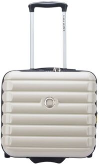 Delsey Shadow 5.0 Boardcase / Underseater Expandable ivory hardcase koffer lichtgewicht koffer pilotenkoffer Beige - H 37.5 x B 37 x D 24.5/27 cm