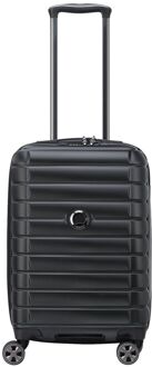Delsey Shadow 5.0 Cabin Trolley 55/35 Expandable black hardcase koffer Zwart - H 55 x B 35 x D 25 cm