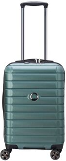 Delsey Shadow 5.0 Cabin Trolley 55/35 Expandable green hardcase koffer Groen - H 55 x B 35 x D 25/28 cm