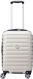 Delsey Shadow 5.0 Cabin Trolley 55/35 Expandable ivory hardcase koffer Beige - H 55 x B 35 x D 25/28 cm