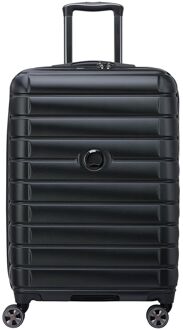 Delsey Shadow 5.0 Trolley 66 Expandable black hardcase koffer Zwart - H 66 x B 44 x D 29 cm