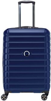 Delsey Shadow 5.0 Trolley 66 Expandable blue hardcase koffer Blauw - H 66 x B 44 x D 29 cm