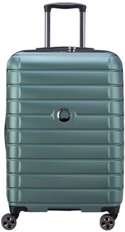 Delsey Shadow 5.0 Trolley 66 Expandable green hardcase koffer Groen - H 66 x B 44 x D 29 cm
