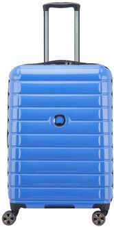 Delsey Shadow 5.0 Trolley 66 Expandable light blue hardcase koffer Blauw - H 66 x B 44 x D 29 cm