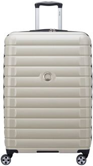 Delsey Shadow 5.0 Trolley 75 Expandable ivory hardcase koffer Beige - H 75 x B 50 x D 33 cm
