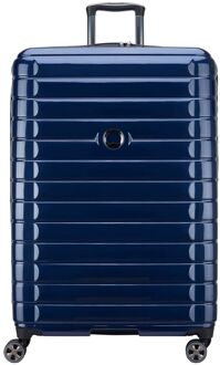 Delsey Shadow 5.0 Trolley 82 Expandable blue hardcase koffer Blauw - H 82 x B 55 x D 34 cm