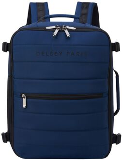 Delsey Shadow 5.0 Underseater Backpack blue weekendtas handbagage Blauw - H 40 x B 30 x D 20 cm