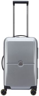Delsey Turenne 2.0 Cabin Trolley S 55/35 silver hardcase koffer lichtgewicht koffer Zilver - H 56 x B 34 x D 24 cm