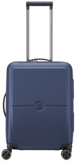 Delsey Turenne 2.0 Cabin Trolley S 55/40 dark blue hardcase koffer lichtgewicht koffer Blauw - H 56 x B 39 x D 20 cm