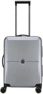 Delsey Turenne 2.0 Cabin Trolley S 55/40 silver hardcase koffer lichtgewicht koffer Zilver - H 56 x B 39 x D 20 cm
