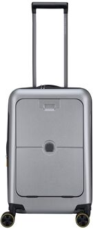 Delsey Turenne 2.0 Cabin Trolley S Front Pocket silver hardcase koffer Zilver - H 56 x B 35 x D 24 cm