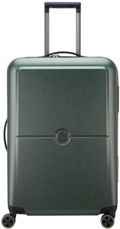 Delsey Turenne 2.0 Trolley M dark green hardcase koffer lichtgewicht koffer Groen - H 72 x B 47 x D 29 cm