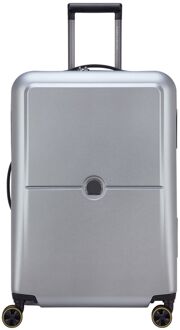 Delsey Turenne 2.0 Trolley M silver hardcase koffer lichtgewicht koffer Zilver - H 72 x B 47 x D 29 cm